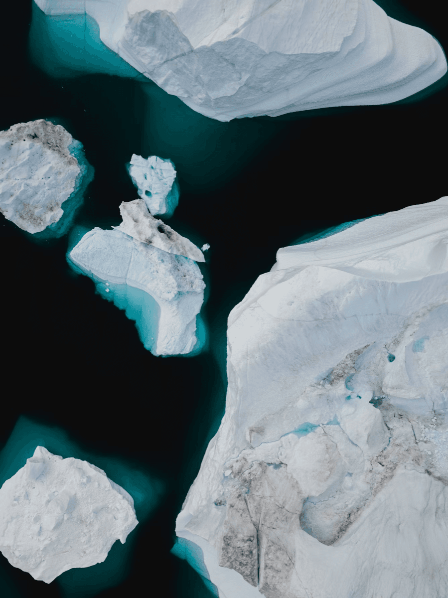 Smältande glaciäris